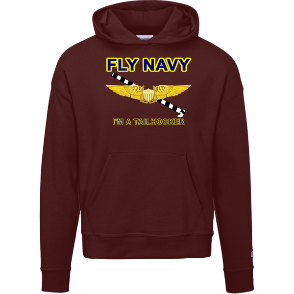 Fly Navy Tailhooker 3 Champion Ladies' Powerblend Hoodie