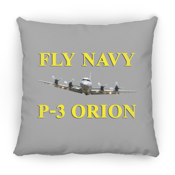 Fly Navy P-3 3 Pillow - Small Square