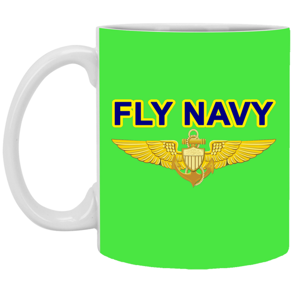 Fly Navy Aviator Mug - 11oz