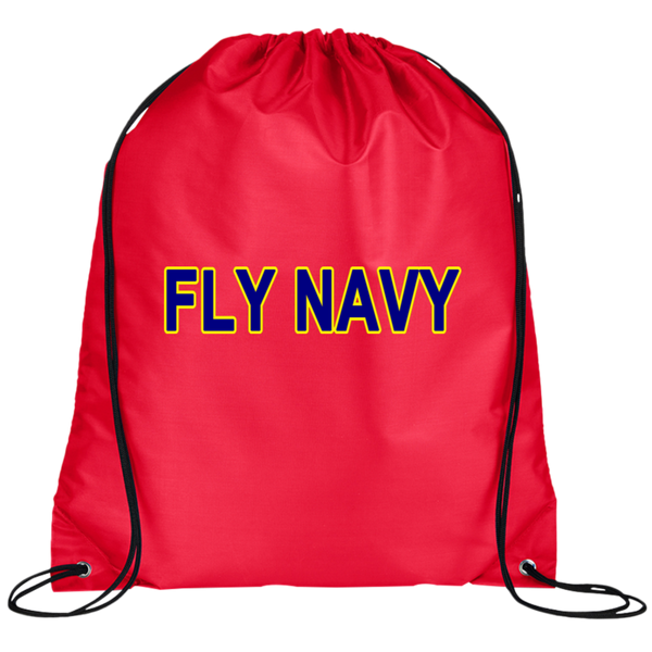 Fly Navy 2 Drawstring Cinch Backpack