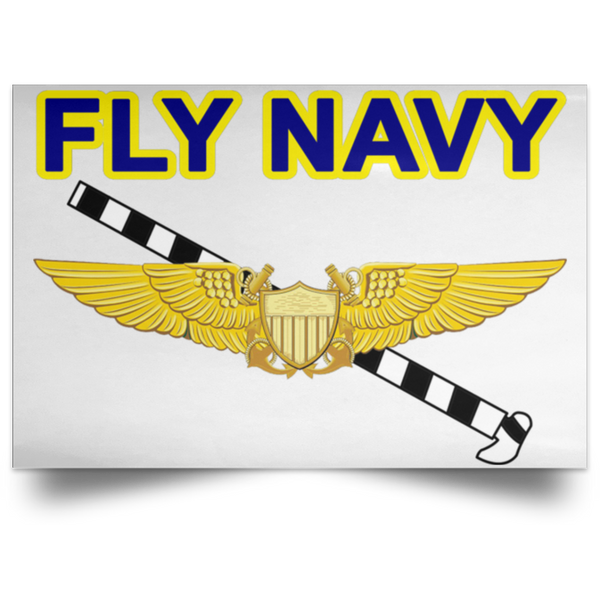 Fly Navy Tailhook 3 Poster - Landscape