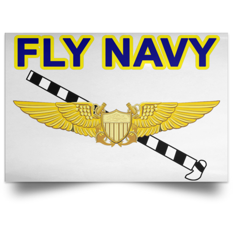 Fly Navy Tailhook 3 Poster - Landscape