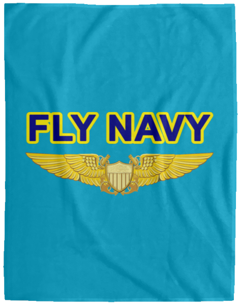 Fly Navy NFO Blanket - Cozy Plush Fleece 60x80