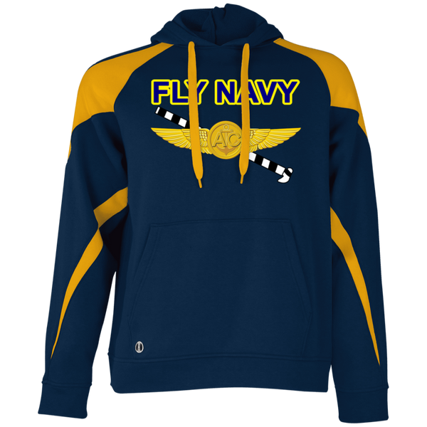 Fly Navy Tailhook 2 Athletic Colorblock Fleece Hoodie