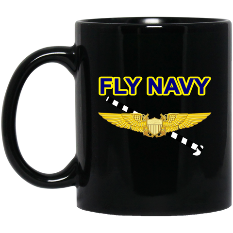 Fly Navy Tailhook 3 Black Mug - 11oz