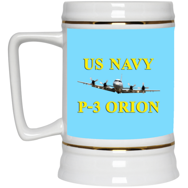 US Navy P-3 3 Beer Stein - 22oz