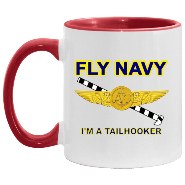 Fly Navy Tailhooker 2 Accent Mug - 11oz