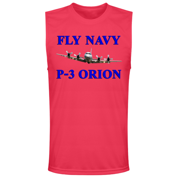 Fly Navy P-3 1 Team 365 Muscle T-Shirt