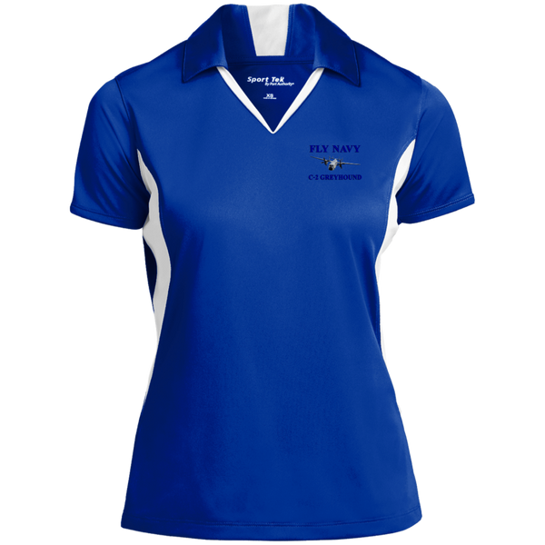 Fly Navy C-2 1 Ladies' Colorblock Performance Polo