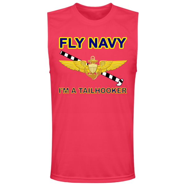 Fly Navy Tailhooker 1 Team 365 Muscle T-Shirt