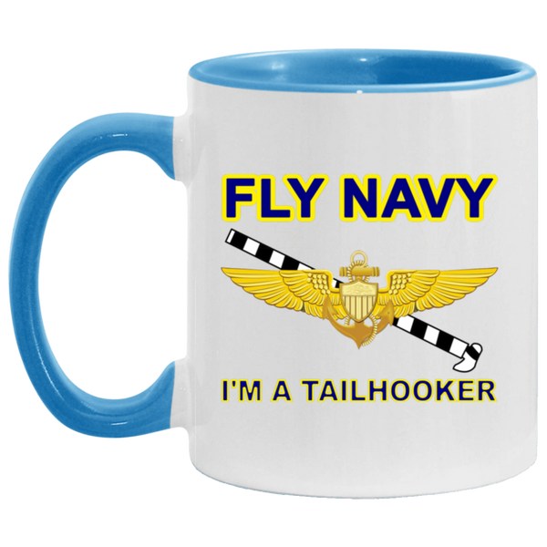 Fly Navy Tailhooker 1 Accent Mug - 11oz