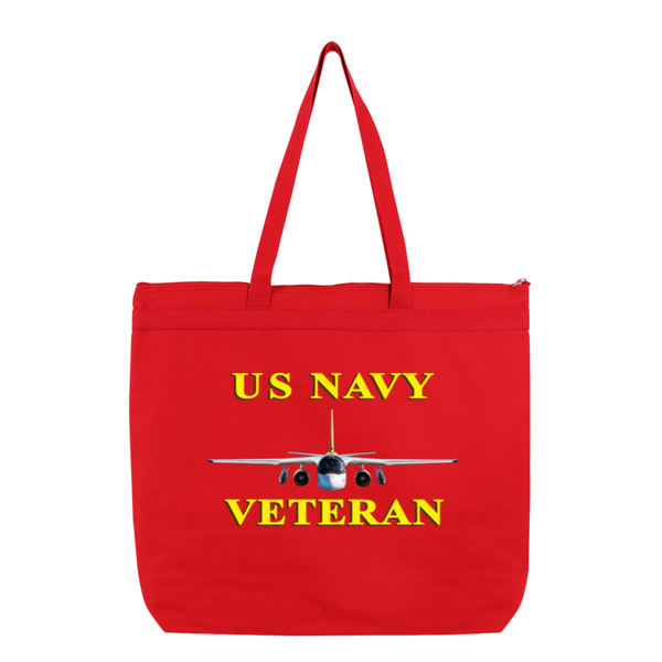 Navy Vet 3 Melody Large Tote