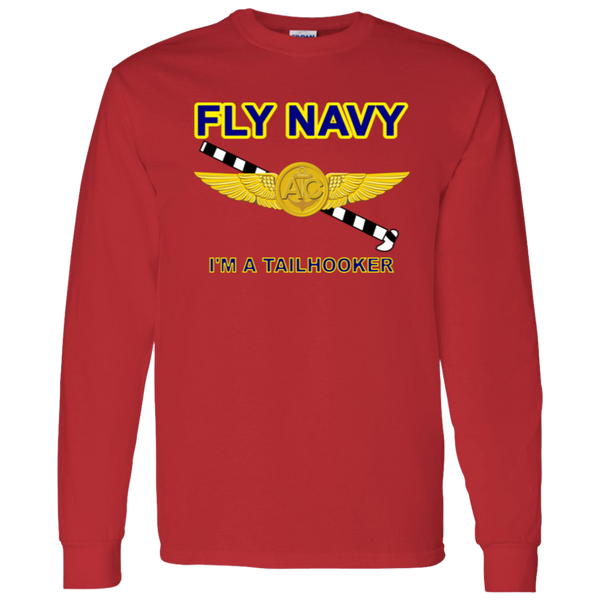 Fly Navy Tailhooker 2 LS Cotton T-Shirt