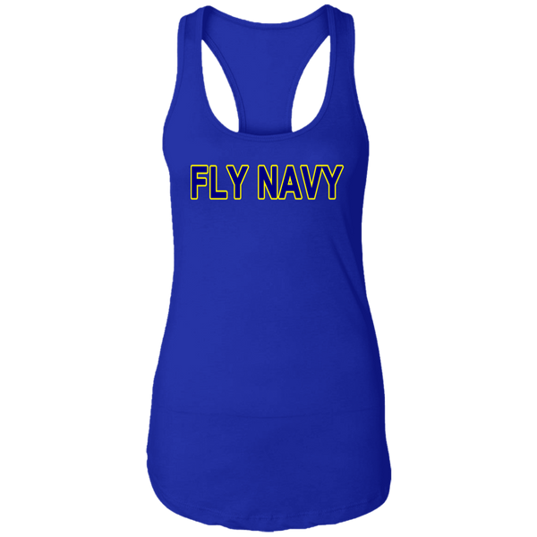 Fly Navy 2 Ladies' Ideal Racerback Tank