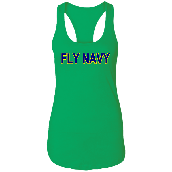 Fly Navy 2 Ladies' Ideal Racerback Tank