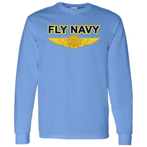 Fly Navy Aircrew LS Cotton T-Shirt