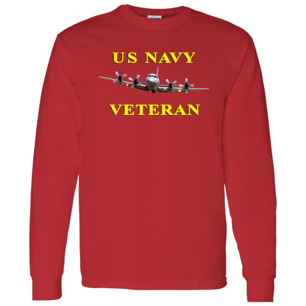 Navy Vet 2 LS Cotton T-Shirt