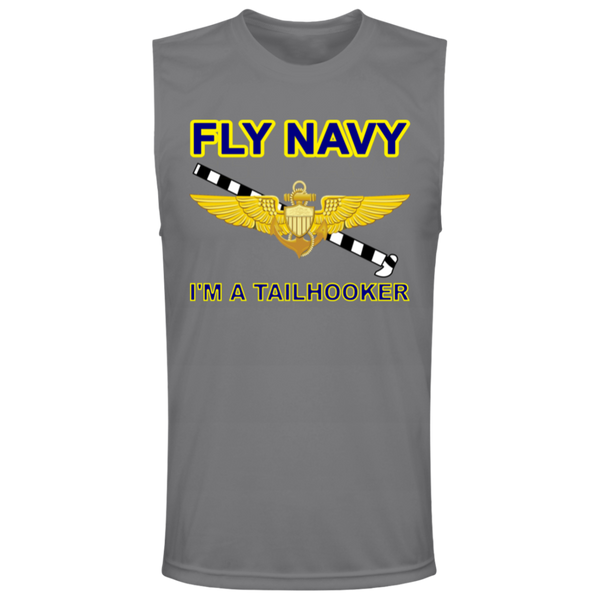 Fly Navy Tailhooker 1 Team 365 Muscle T-Shirt