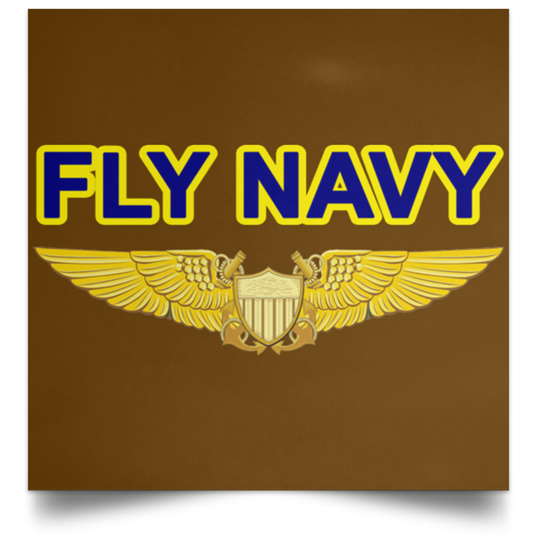 Fly Navy NFO Poster - Square