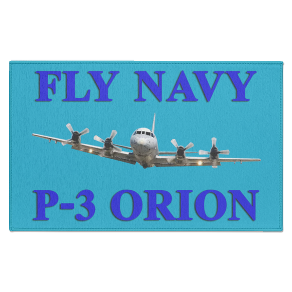 Fly Navy P-3 1 Indoor Doormat