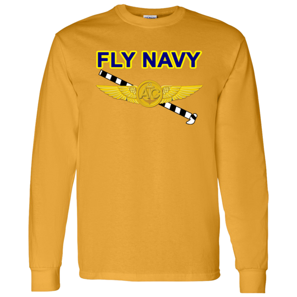 Fly Navy Tailhook 2 LS Cotton T-Shirt