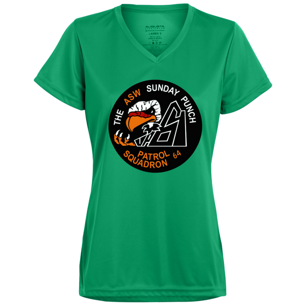 VP 64 1 Ladies’ Moisture-Wicking V-Neck Tee