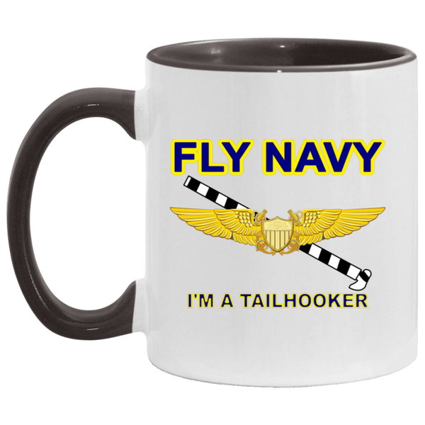 Fly Navy Tailhooker 3 Accent Mug - 11oz