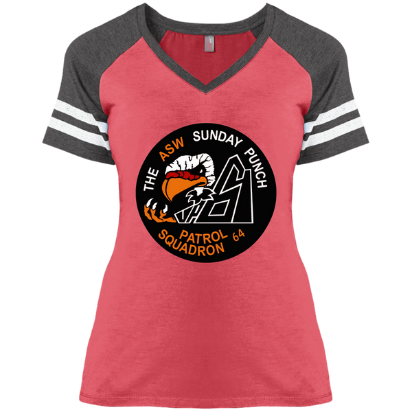 VP 64 1 Ladies' Game V-Neck T-Shirt