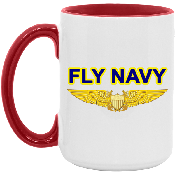 Fly Navy NFO Accent Mug - 15oz