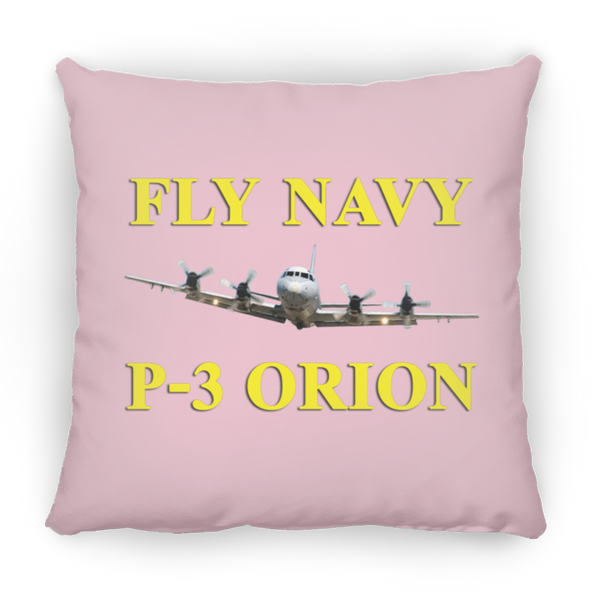 Fly Navy P-3 3 Pillow - Medium Square