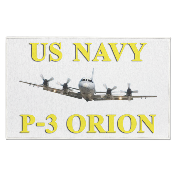 US Navy P-3 3 Indoor Doormat