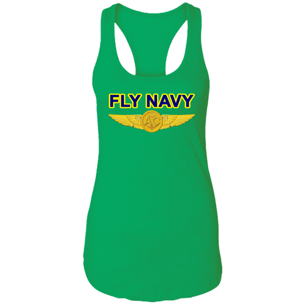 Fly Navy Aircrew Ladies' Ideal Racerback Tank