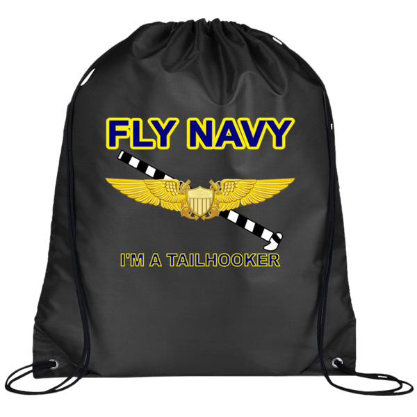 Fly Navy Tailhooker 3 Drawstring Cinch Backpack