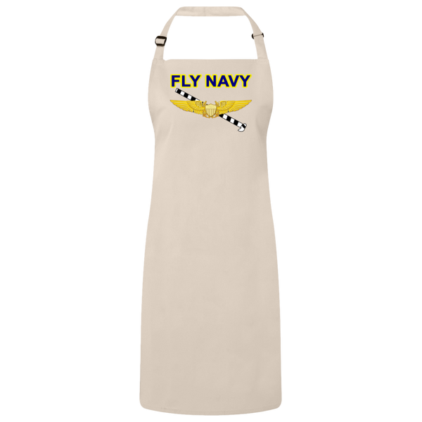 Fly Navy Tailhook 3 Unisex Bib Apron