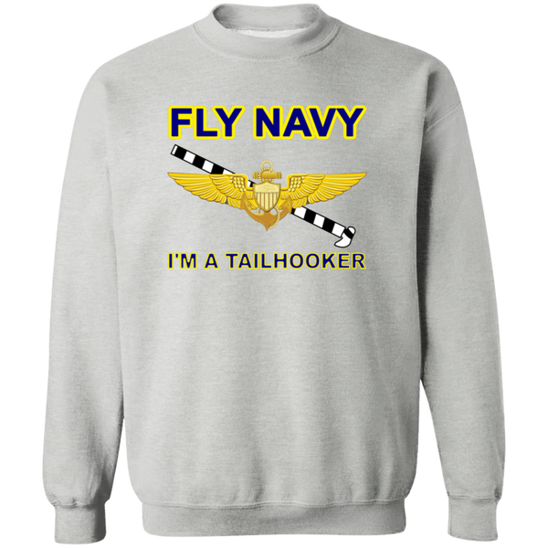 Fly Navy Tailhooker 1 Crewneck Pullover Sweatshirt