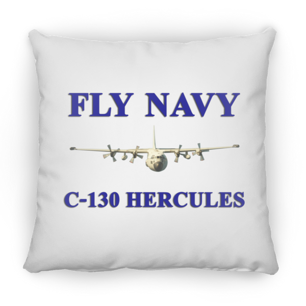 Fly Navy C-130 1 Pillow - Medium Square