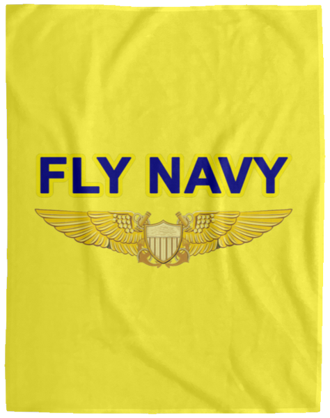 Fly Navy NFO Blanket - Cozy Plush Fleece 60x80