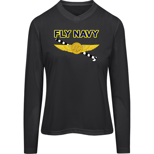 Fly Navy Tailhook 2 Team 365 Ladies' Zone LS Tee