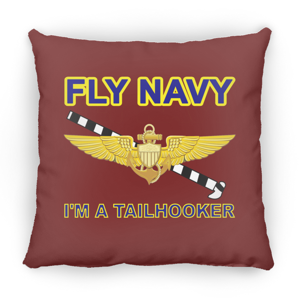 Fly Navy Tailhooker 1 Pillow - Small Square