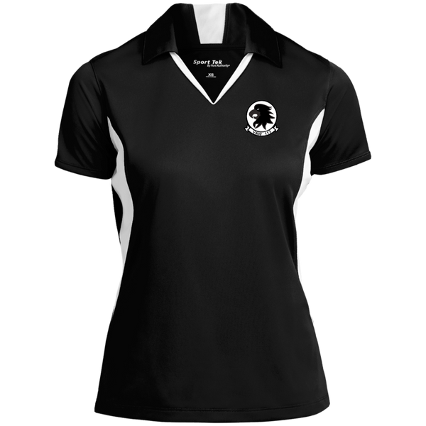 VAW 113 1 Ladies' Colorblock Performance Polo