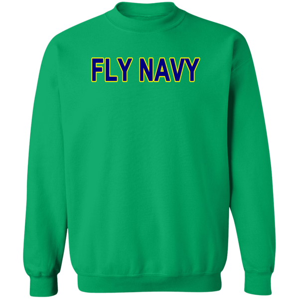 Fly Navy 2 Crewneck Pullover Sweatshirt