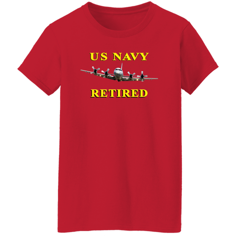 Navy Retired 1 Ladies' T-Shirt