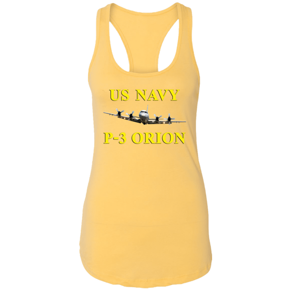 US Navy P-3 3 Ladies' Ideal Racerback Tank