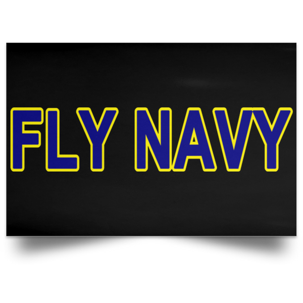 Fly Navy 2 Poster - Landscape