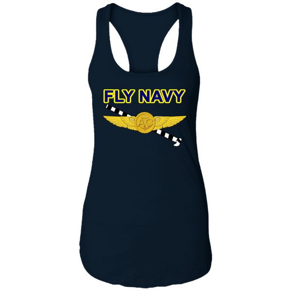 Fly Navy Tailhook 2 Ladies' Ideal Racerback Tank