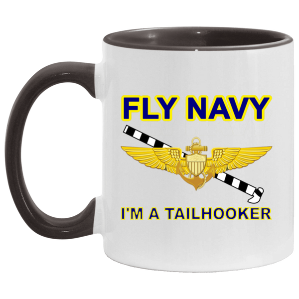 Fly Navy Tailhooker 1 Accent Mug - 11oz