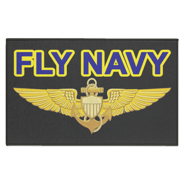 Fly Navy Aviator Indoor Doormat