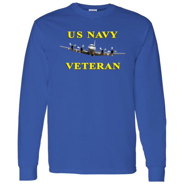 Navy Vet 2 LS Cotton T-Shirt