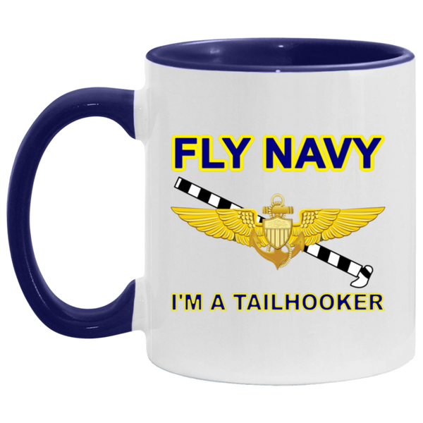 Fly Navy Tailhooker 1 Accent Mug - 11oz