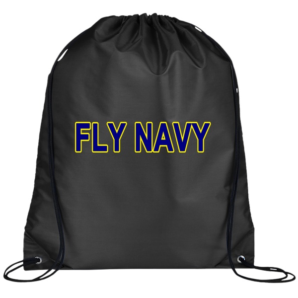 Fly Navy 2 Drawstring Cinch Backpack